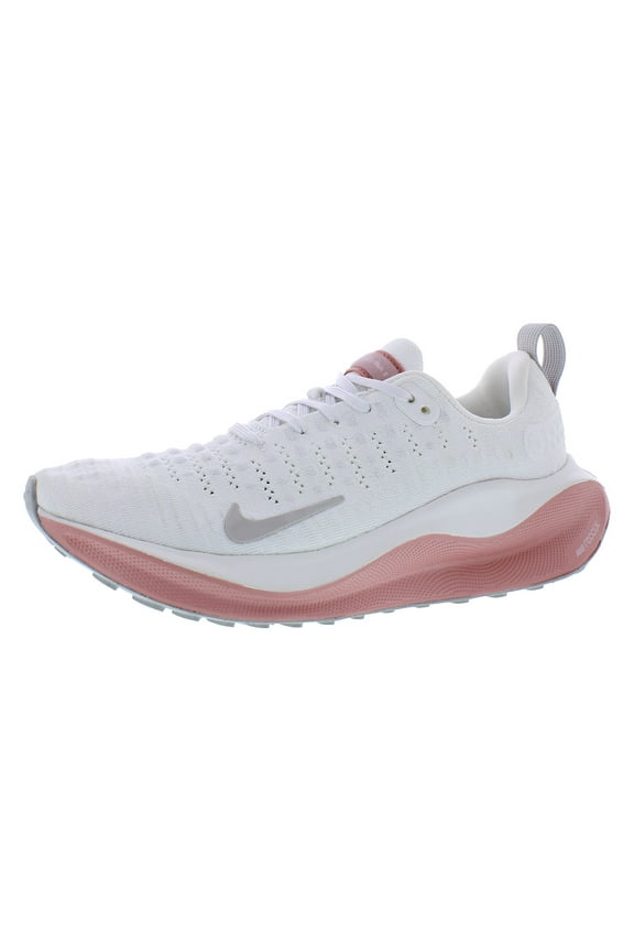 ReactX Infinity Run 4 Womens Shoes Size 8.5, Color: White/Red Stardust/Summit White/Light Iron Ore