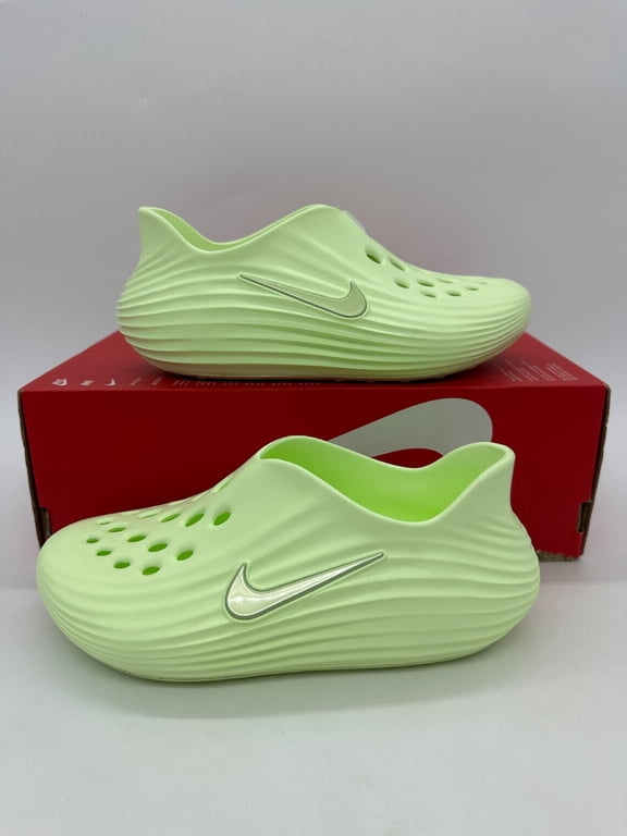 ReactX Rejuven8 Women's Size 6 Neon Green Athletic Slides Shoes HV5062 700