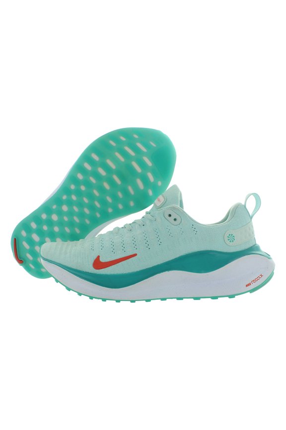 Reactx Infinity Run 4 Womens Shoes Size 6.5, Color: Jade Ice/Picante Red/White