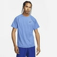 thumbnail image 1 of Nike Ready Men's Dri-FIT Short-Sleeve Fitness Top Color: Game Royal/Heather/Black Size: 3XL Tall, 1 of 1