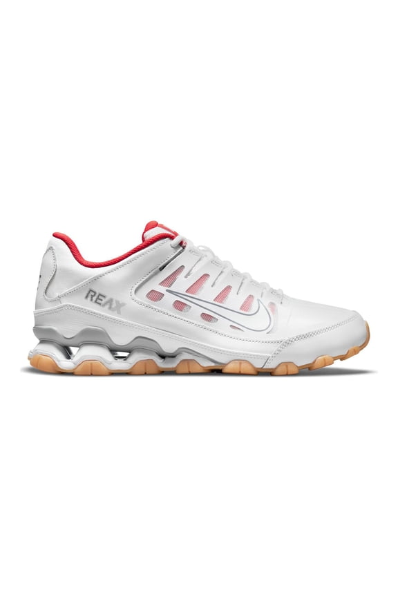 Reax 8 TR Men's Cross Training Shoes Color: White Gray Red Size: 10