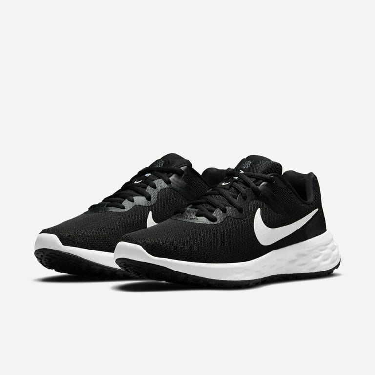 Nike Revolution Next Nature DC3728-003 Men Black/White Road Running Shoes NY30 - Walmart.com