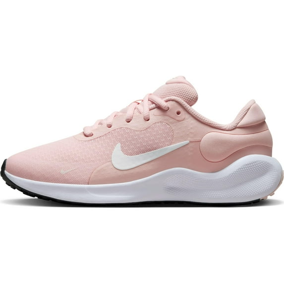Nike Revolution 7 Little Big Kid Sneaker, Echo Pink/Summit White/White/Black, 5.5 US Unisex