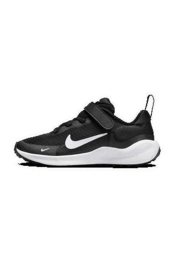 Nike Revolution 7 Little Kids' Shoes Color: Black/White/White Size: 10.5C
