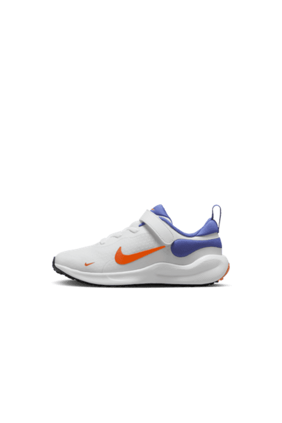 Revolution 7 Little Kids' Shoes Color: White/Astronomy Blue/Total Orange/Team Orange Size: 8C