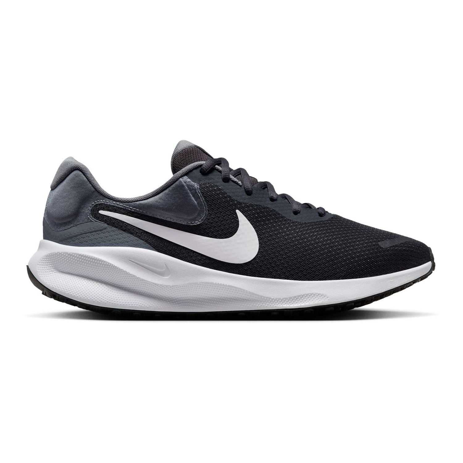 スニーカー Nike Revolution 7 Men's Black & White FB2207-001 NIKE Revolution 7 Mens FB8501-002 (Black/White), Size 9.5
