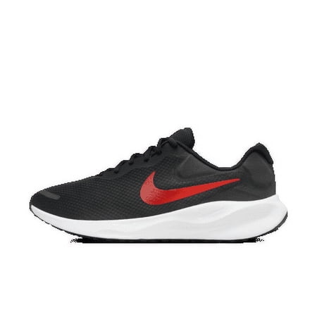 Nike Revolution 7 Men's Road Running Shoes Color: Black/White/University Red Size: 12