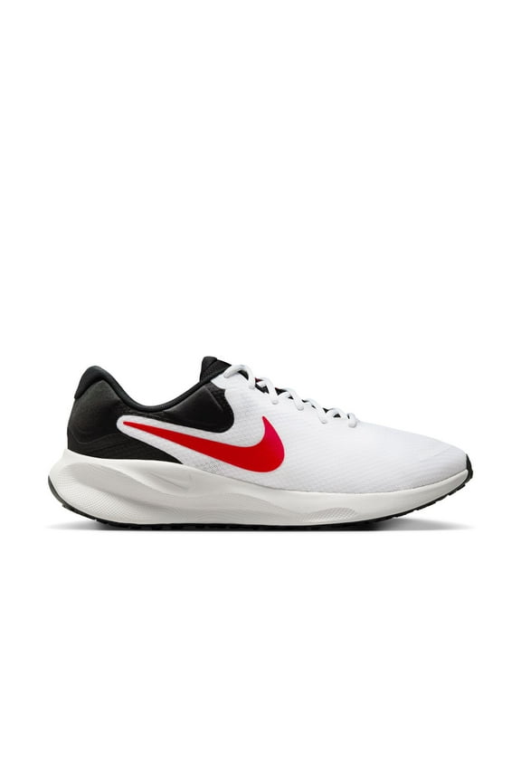 Revolution 7 Men's Road Running Shoes Color: White Red Black Size: 11.5