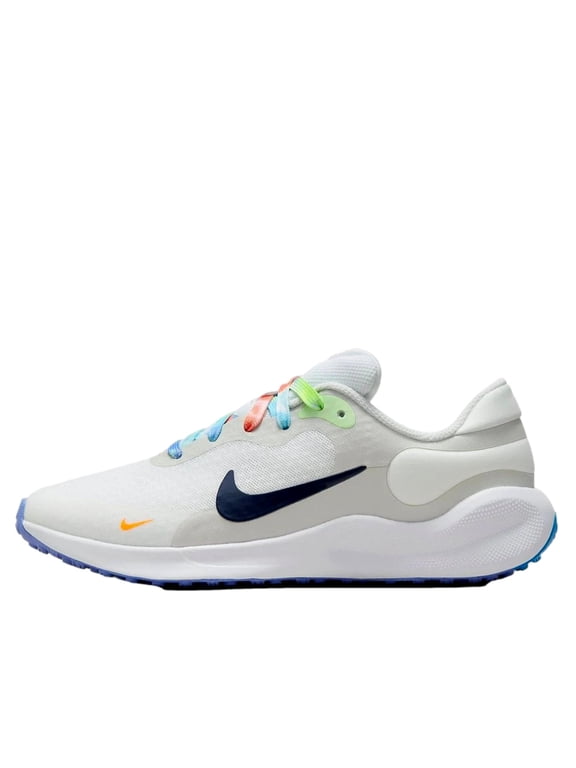 Revolution 7 Next Nature SE White / Midnight Navy FN4991-100 Grade-School Size 1.5