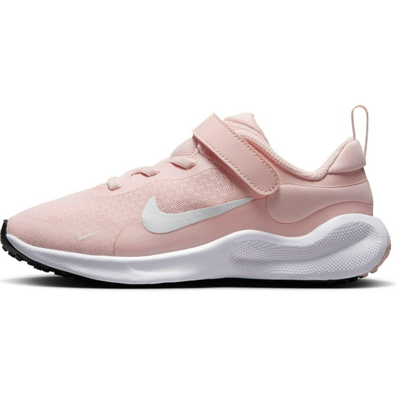 Nike Revolution 7 Toddler/Little Kid Sneaker, Echo Pink/Summit White/White/Black, 11 US Unisex
