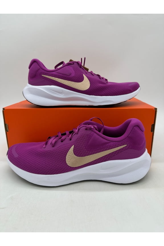 Revolution 7 Women's Size 9.5 Fuchsia Purple Athletic Shoes FB2208 501