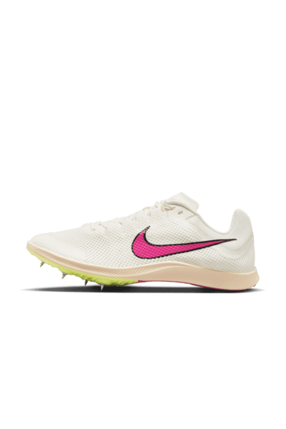 Rival Distance Track \u0026 Field Distance Spikes Color: Sail/Light Lemon Twist/Guava Ice/Fierce Pink Size: 13