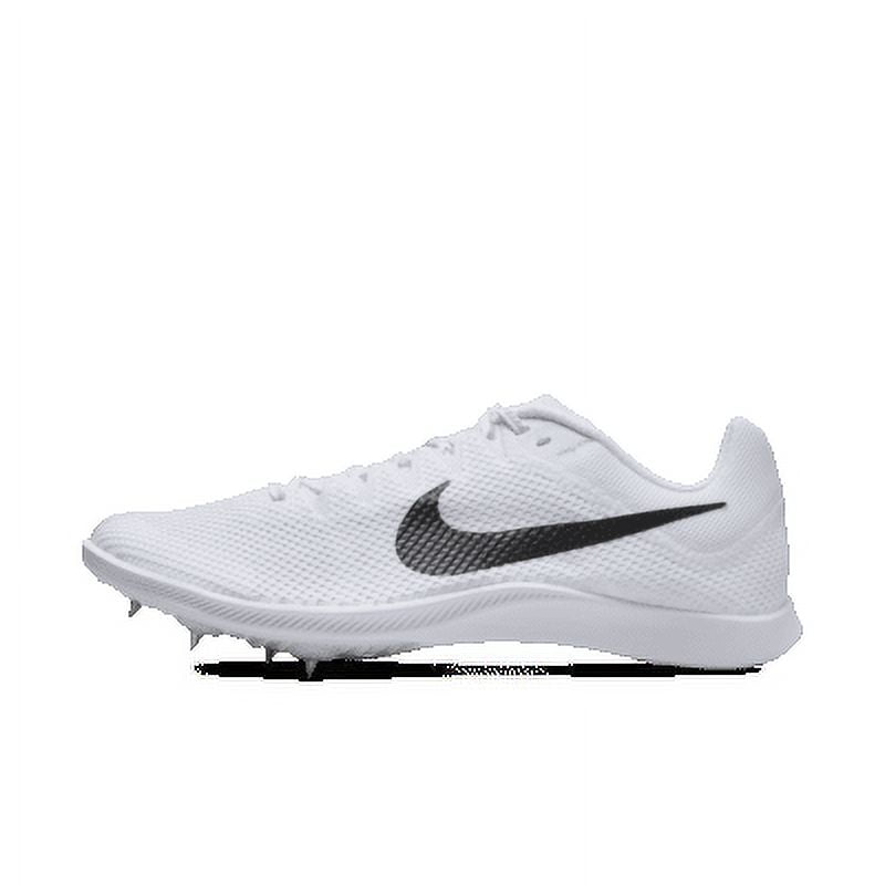 Nike Rival Distance Track \u0026 Field Distance Spikes Color: White/Metallic Silver/Pure Platinum/Black Size: 9.5