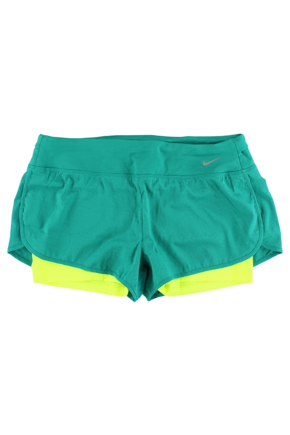 Rival Jacquard Two In One Running Womens Shorts