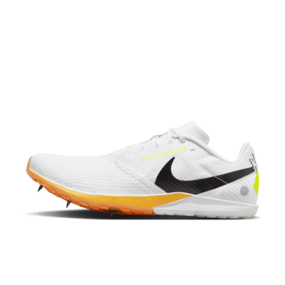 Nike Rival XC 6 Cross-Country Spikes Color: White/Total Orange/Laser Orange/Black Size: 5.5