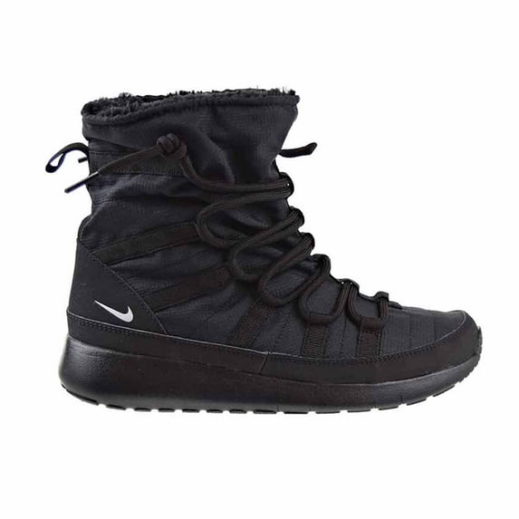 Nike Roshe One Hi (GS) Big Kids' SneakerBoot Black/Metallic Silver 807758-001