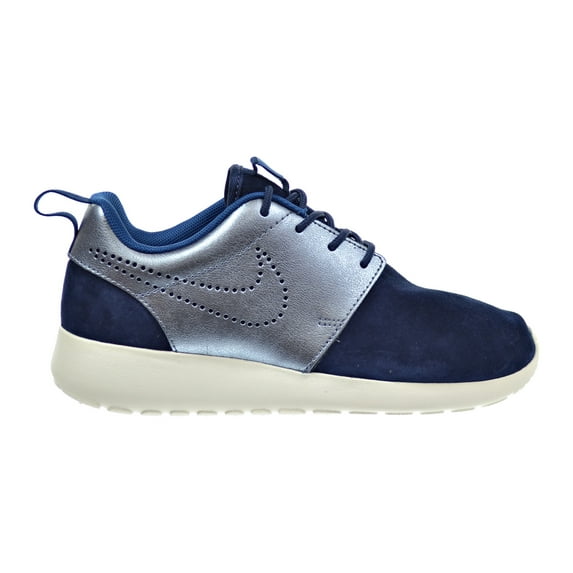 Nike Roshe One Premium Suede Women's Shoes Midnight Navy/Metallic Blue Dusk/Sail/Court Blue 820228-400