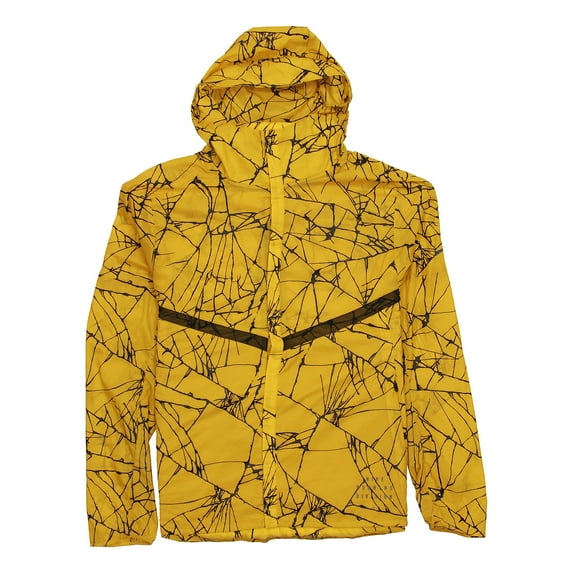 Nike Run Division Pinnacle Men's Light Packable Running Jacket (Large, Yellow)