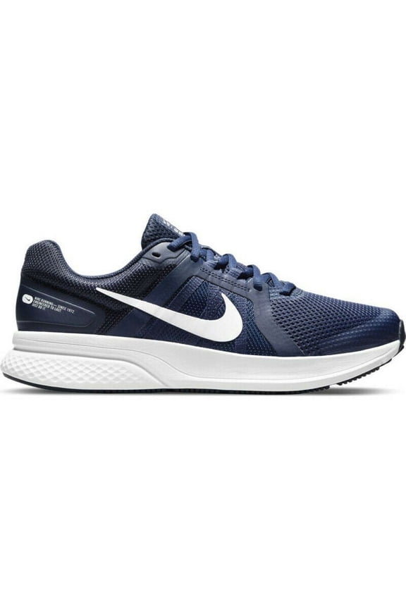 Run Swift 2 CU3517-400 Mens Midnight Navy/White Low Top Running Shoes XXX78 (12)