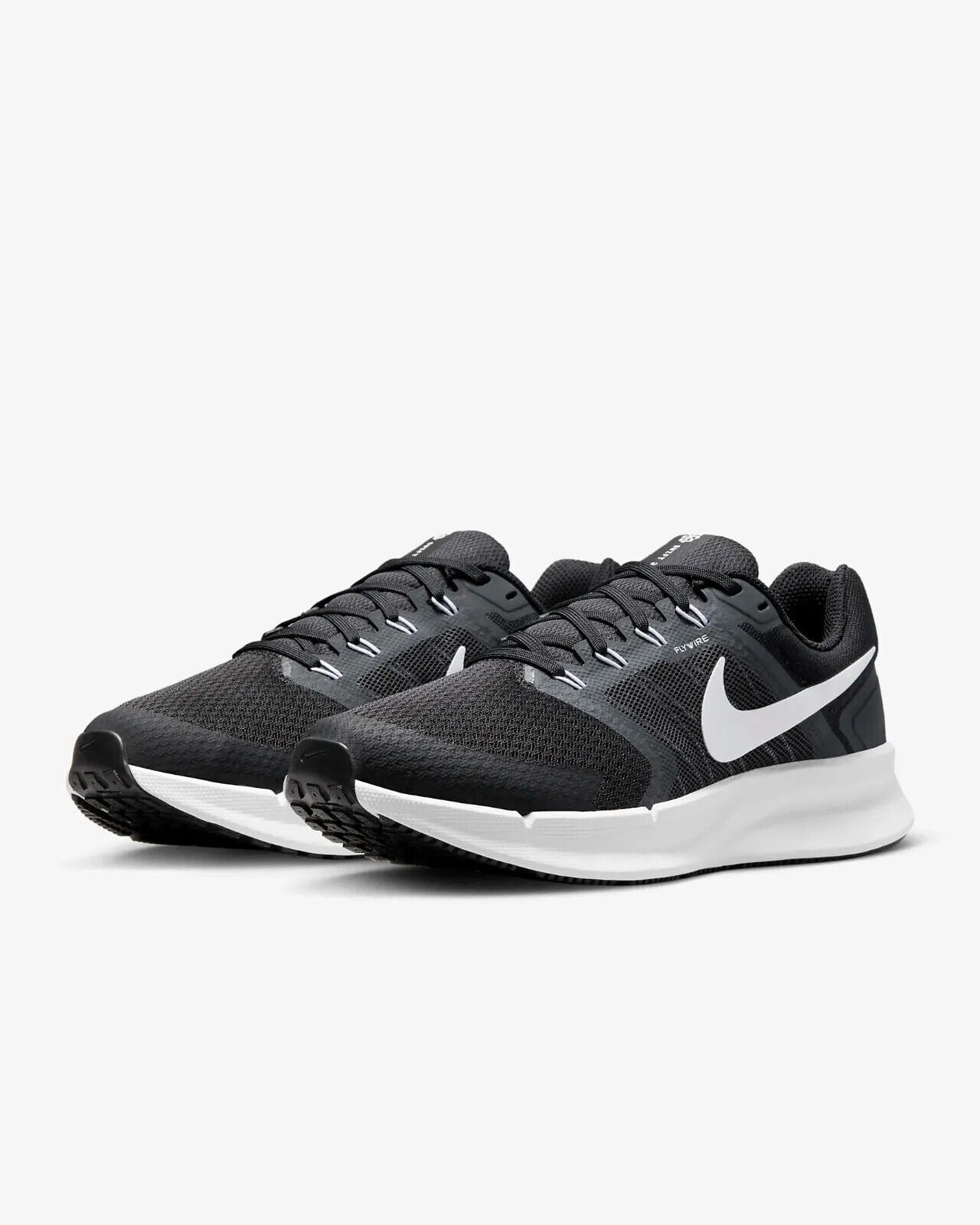 Nike Run Swift 3 DR2698-002 Women's Black/White/Gray Road Running Shoes NR921 (8)