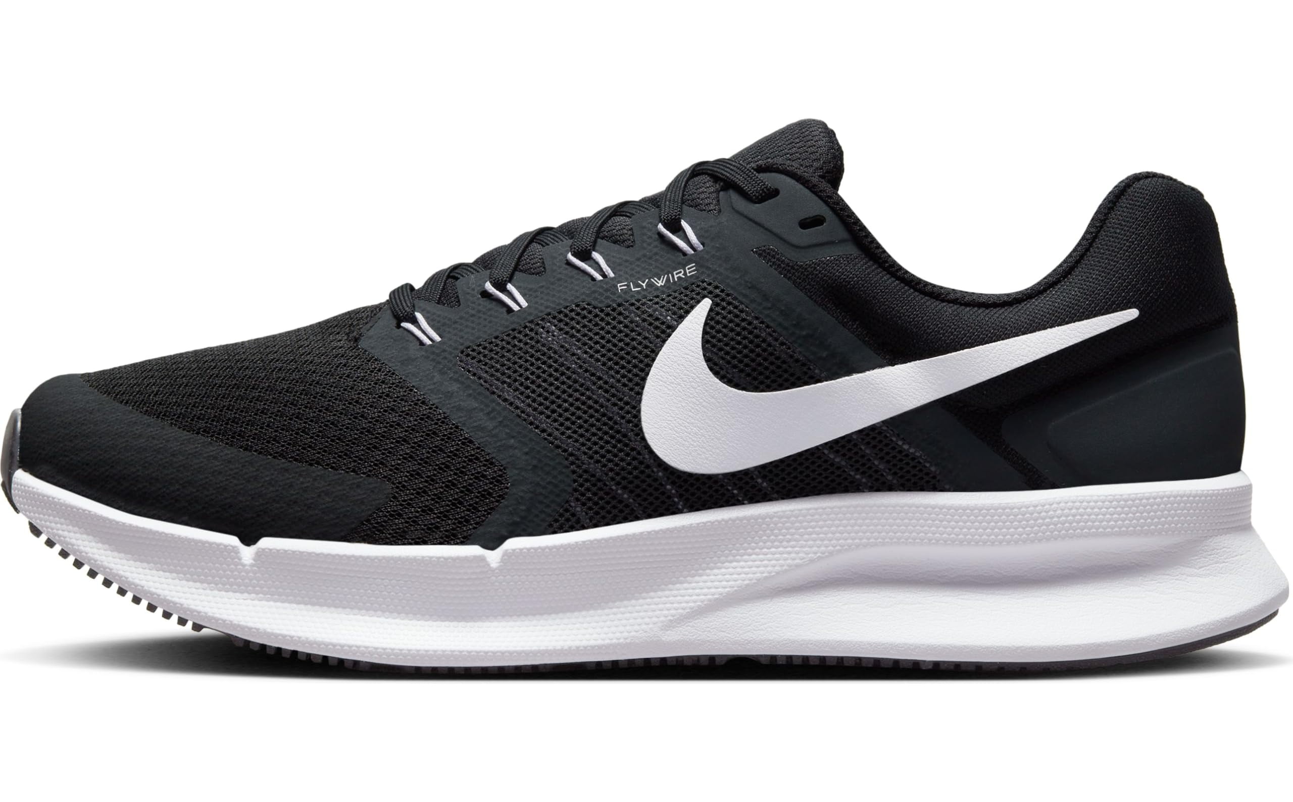 Nike Swift 3 Men\'s Running Shoes White Black Grey Breathable Low Top Size 11.5 Nike Run Swift 3 Wide | Men main image 2