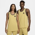 thumbnail image 1 of Nike SB Basketball Skate Jersey Color: Saturn Gold/Bronzine Size: XL, 1 of 1