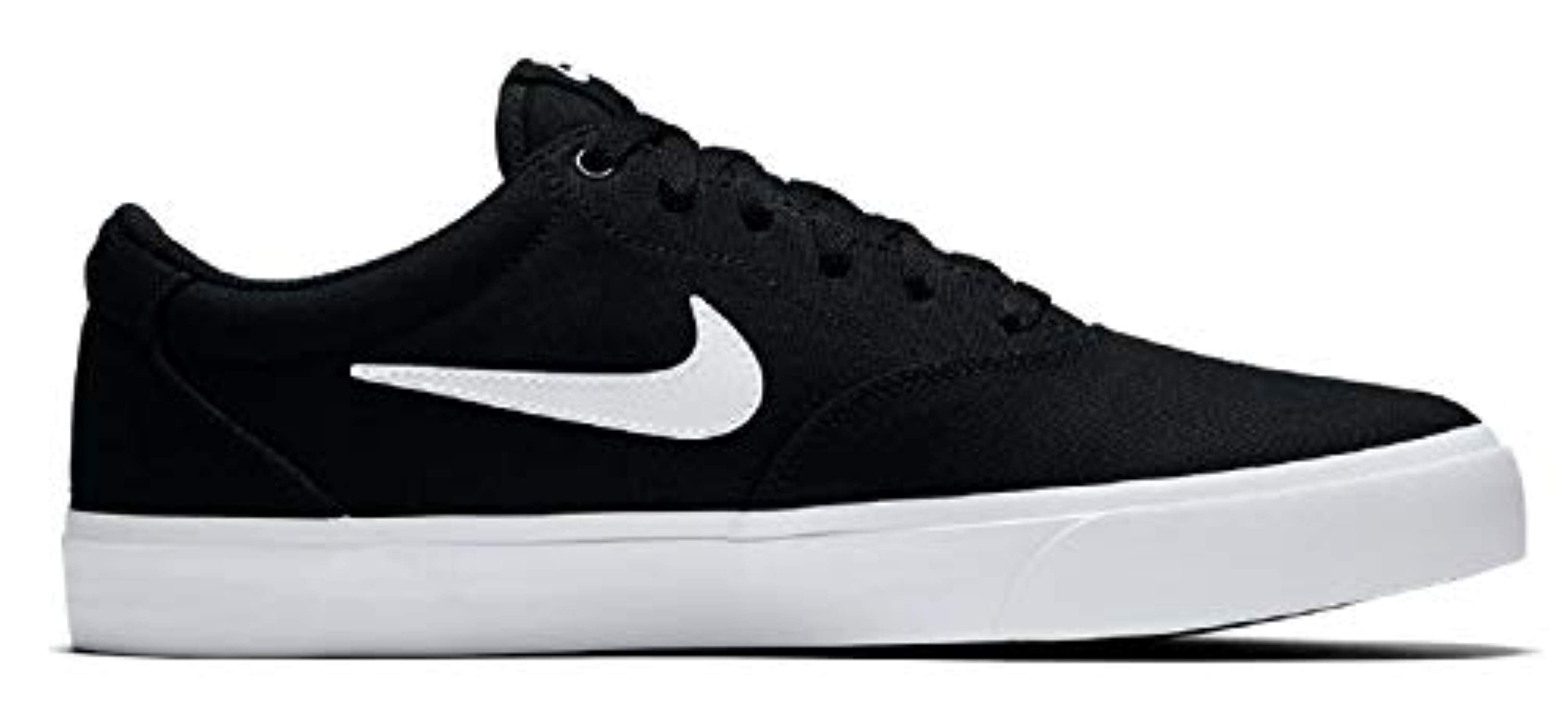 nike sb black & white charge solarsoft trainers