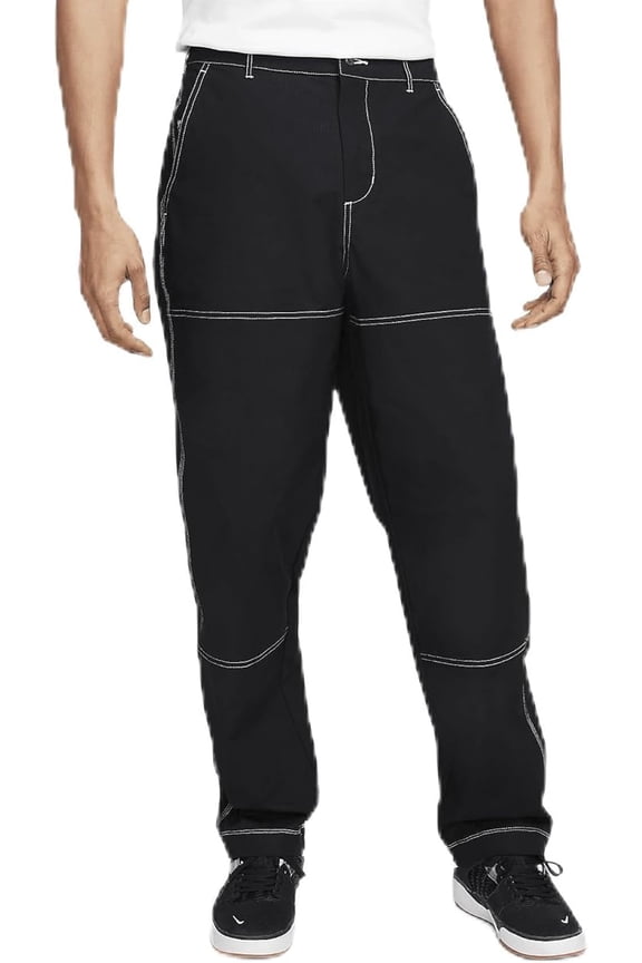 SB Men's Double-Knee Skate Pants (Black, FB8428-010) Size 32