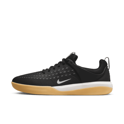 Nike SB Zoom Nyjah 3 Skate Shoes Color: Black/Black/White/White Size: 8.5