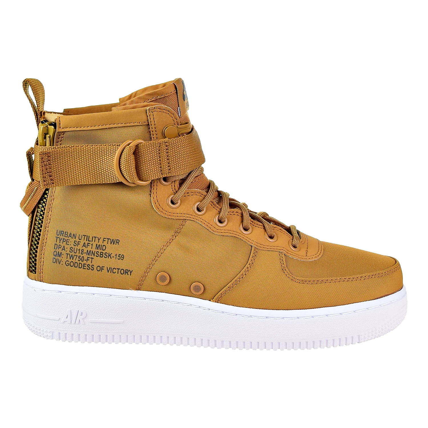 Nike SF Air Force Mid Men's Shoes Desert Ochre/Sequola-White