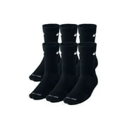 Nike SX4446-001 Men Dry Cushion Crew Training Socks 6 Pair Medium