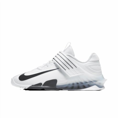 Nike Savaleos Weightlifting Shoes CV5708-100, White/Iron Grey/Laser Orange/Black Size 12