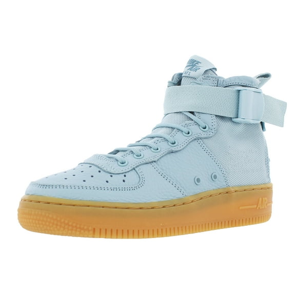 Nike Sf Af1 Mid Girls Shoe Size 7, Color: Ocean Bliss