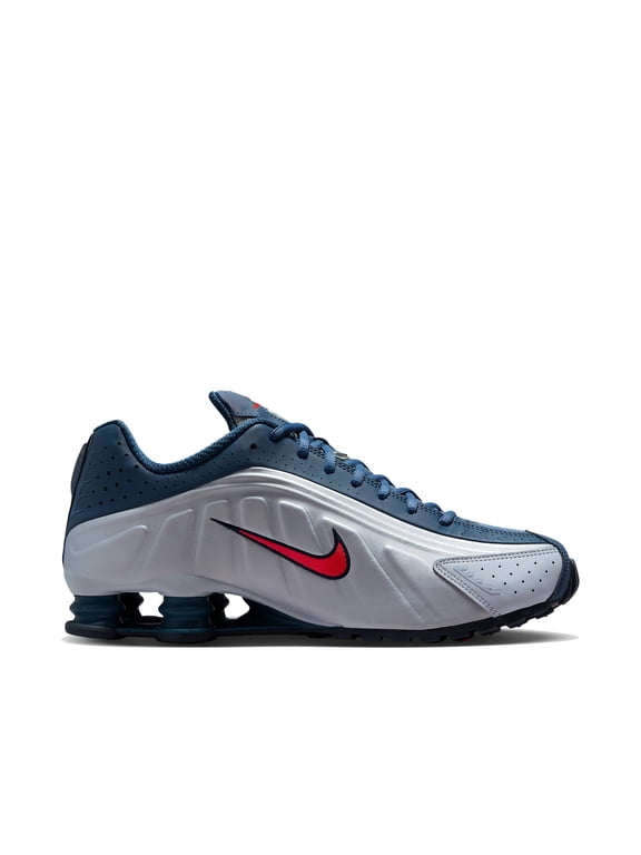 Shox R4 Football Grey Blue Eclipse Bright Crimson Men's Sneakers HQ1988-012