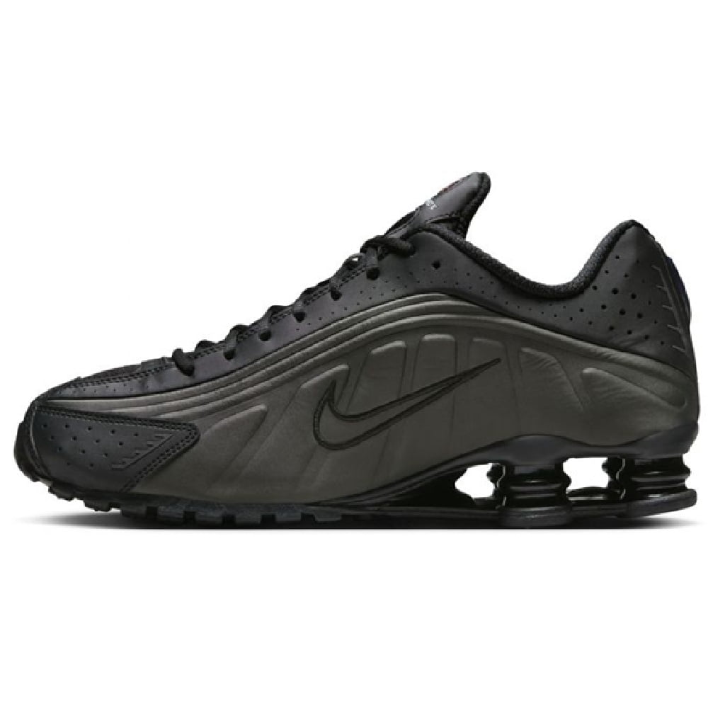 Men's Nike Shox R4 Black/Black-Black (HQ1988 001) - 10