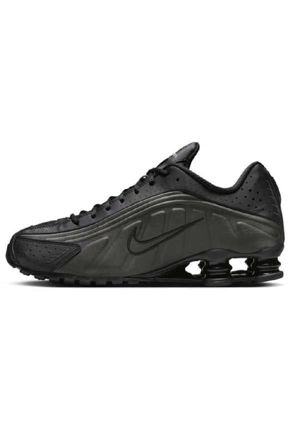 Men's Nike Shox R4 Black/Black-Black (HQ1988 001) - 10