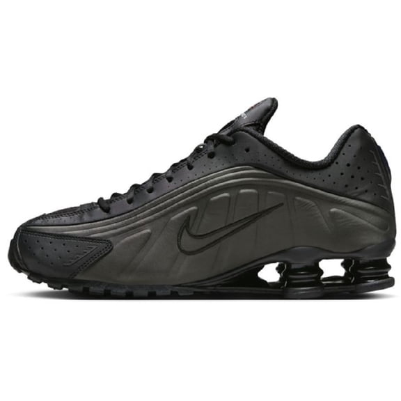 Men's Nike Shox R4 Black/Black-Black (HQ1988 001) - 8.5