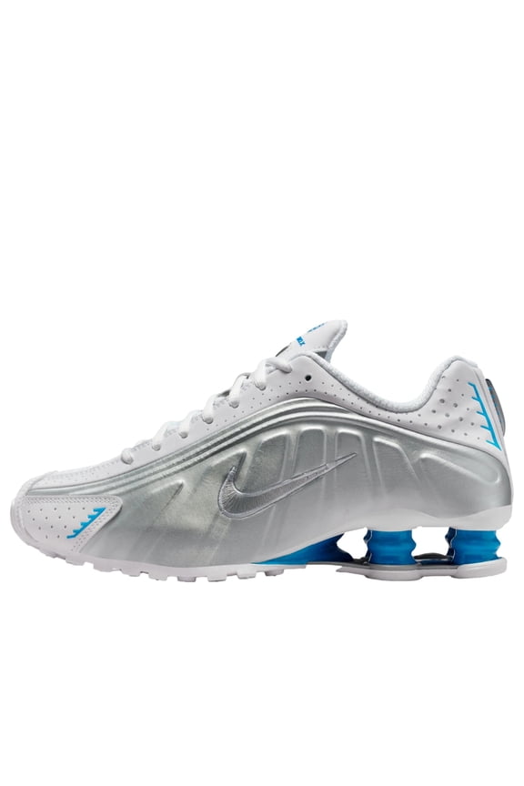 Shox R4 White / Metallic Silver AR3565-105 Men's Size 10.5