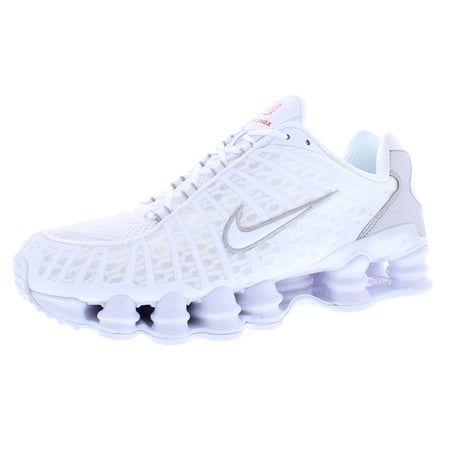 Nike Shox Tl Unisex Shoes Size 13, Color: White/Metallic Silver
