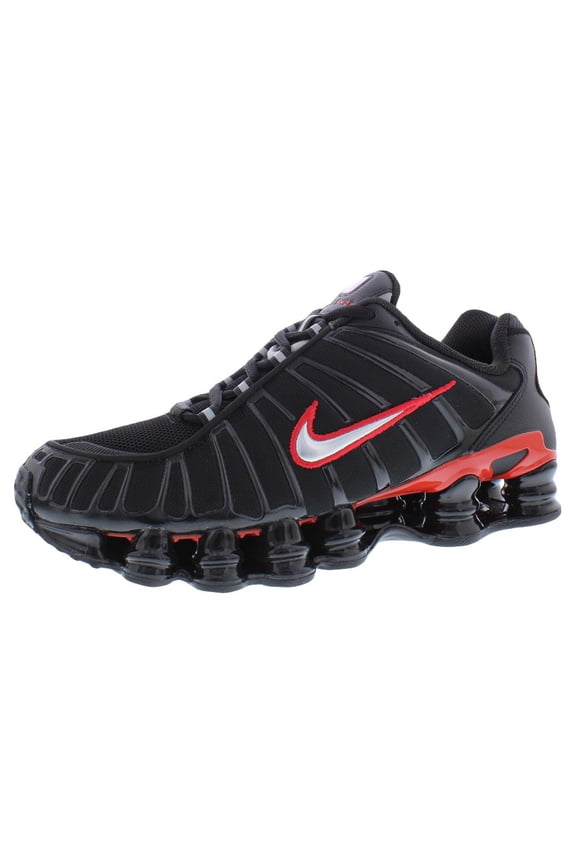 Shox Total Unisex Shoes Size 10, Color: Black/Metallic Silver