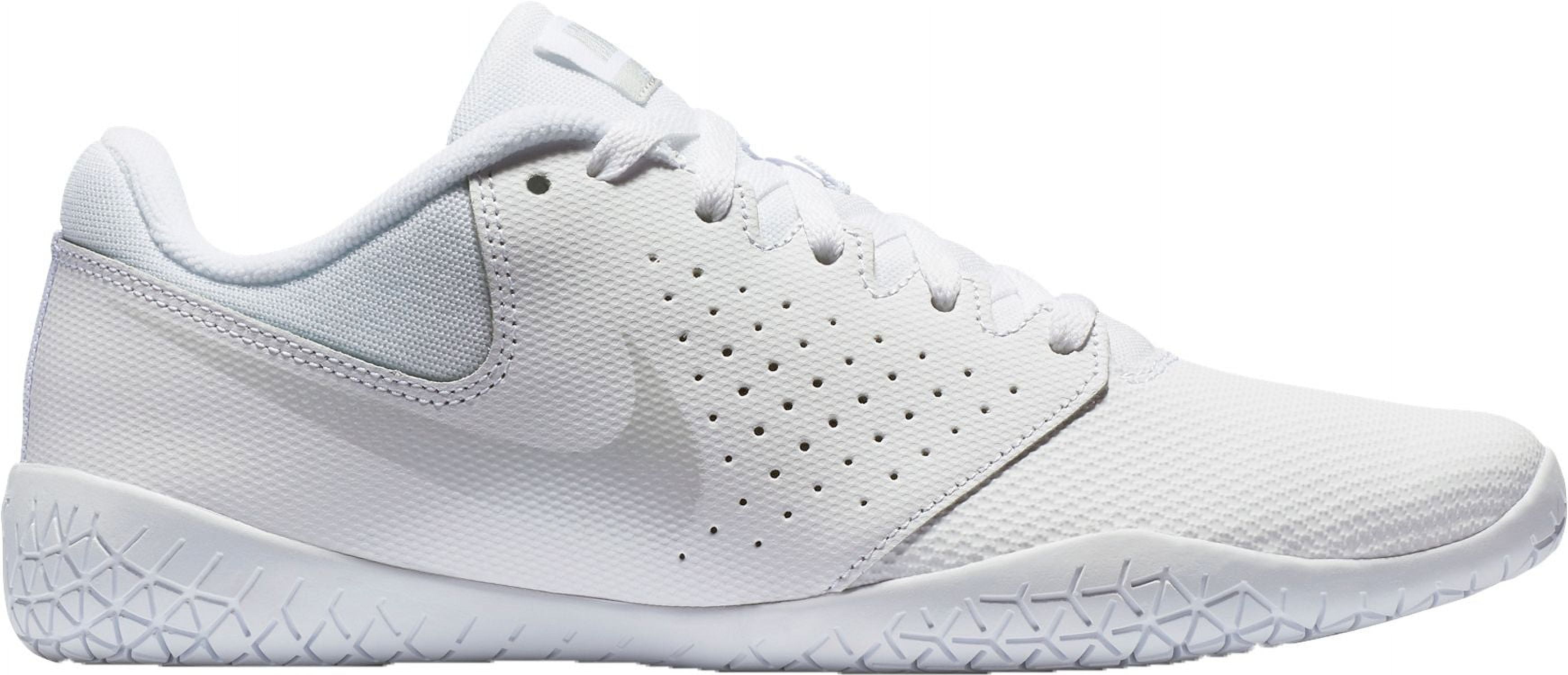 Women's Cheer Sideline IV Cheerleading Shoes 9 B US, White/White/Pure Platinum