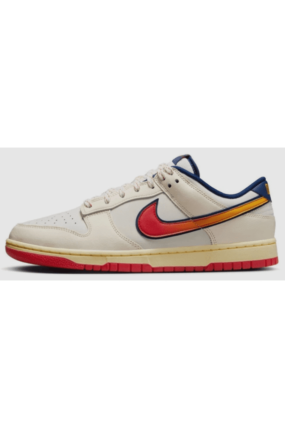 ; Sneaker Retro Dunk Low, Men's Pale Ivory Crimson LT-Sail, Size 14