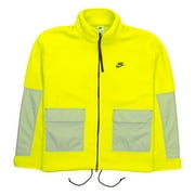 Nike Sportswear Sport Essentials+ Men's Yellow Green Full Zip Fleece Jacket $150 - Picture 7 of 7