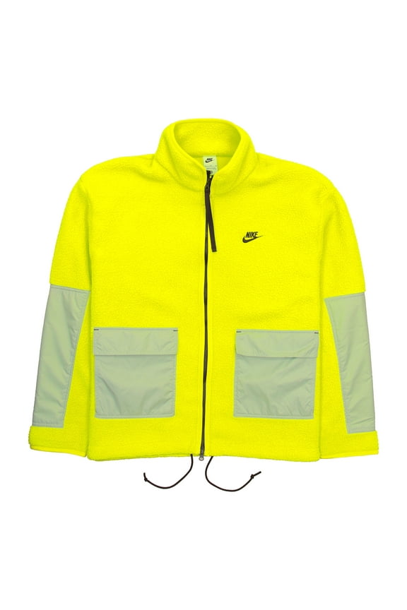 Sport Essentials+ Men's Full Zip Fleece Jacket (XLarge, Yellow Green)