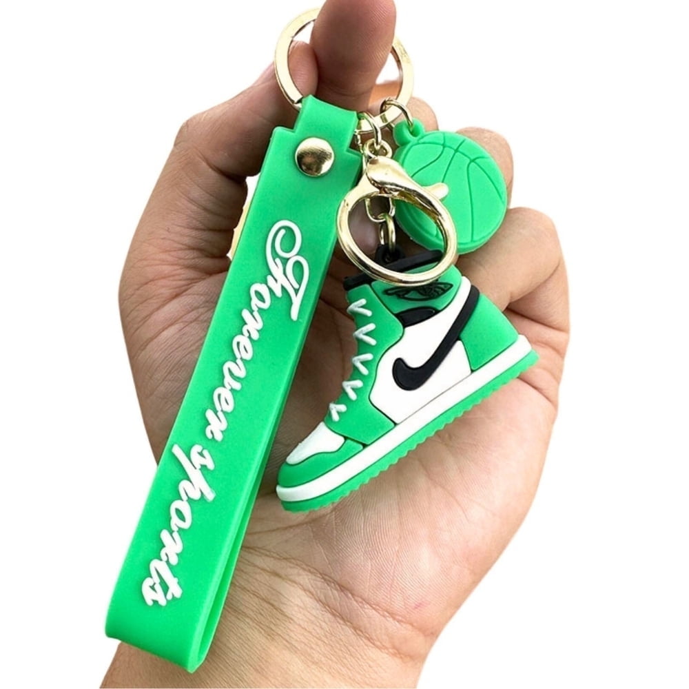 nike keychain in shoe