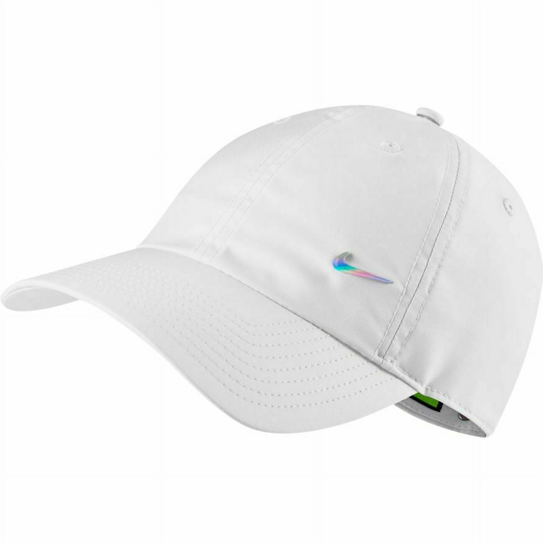Kakadu gaffel tæppe Nike Sportswear Adult Unisex Heritage 86 Cap 943092-101 White w/ Rainbow  Swoosh - One Size - Walmart.com