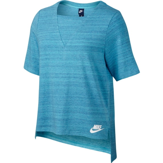 Nike Sportswear Advance 15 Women's T-Shirt Blue/White 838954-432