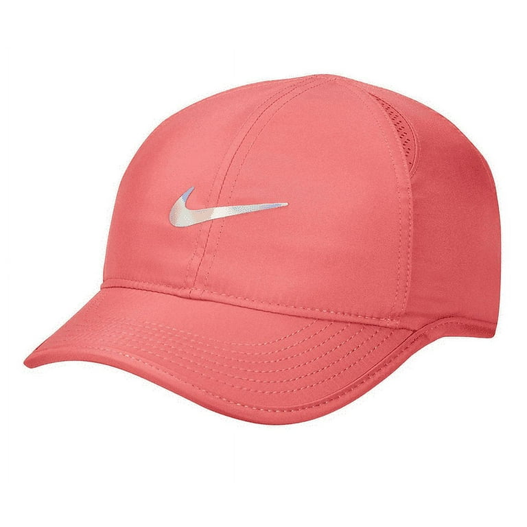 Nike Sportswear AeroBill Featherlight Women's Adjustable Cap, Archaeo Pink/Silver  
