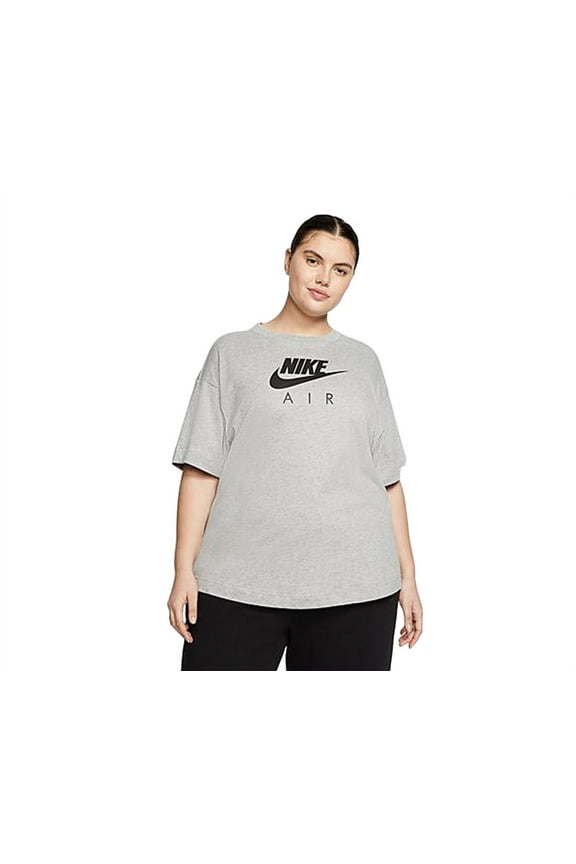 Sportswear Air Boyfriend T Womens Active Shirts & Tees Size Xl, Color: Grey/Black