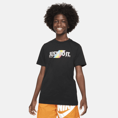 Nike Sportswear Big Kids' T-Shirt Color: Black Size: L